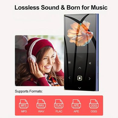 MP3 плеєр M2 Bluetooth Hi-Fi 32Gb з FM радіо та диктофоном Black