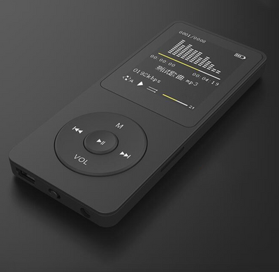 MP3 плеєр 01B 32Gb з РК-дисплеєм, вбудованим динаміком, FM радіо та диктофоном