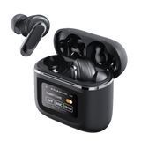 Беспроводные bluetooth наушники TA05 с сенсорным дисплеем на кейсе Black