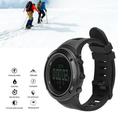 Водонепроникний багатофункціональний годинник SunRoad FR851PU для альпінізму з компасом, барометром і висотоміром