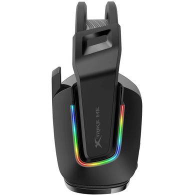 Игровая гарнитура XTRIKE ME GH-712, USB+3.5мм, RGB, кабель 2м, черная, 861477