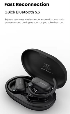 Бездротові навушники із спрямованим звуком Langsdom TS12 Black