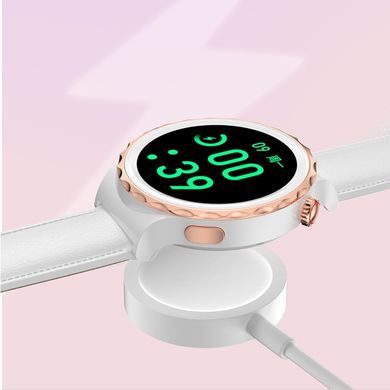 Розумний жіночий смарт годинник D3 PRO з пульсометром і тонометром Білий