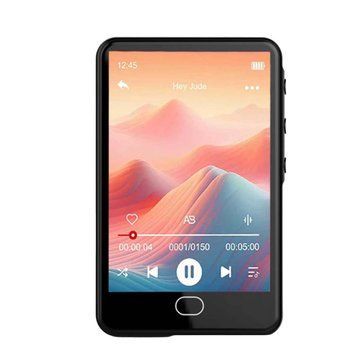 MP3 MP4 плеер A32 16GB Bluetooth 5.3 з сенсорним екраном 3.2", FM-радіо, диктофоном та підтримкою microSD до 128GB Black