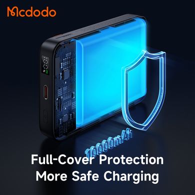 Магнитный беспроводной павербанк Mcdodo 2 в 1 MagSafe MC-1461 10000 mAh 20W Black