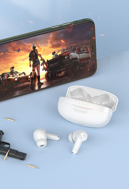 Бездротові сенсорні навушники Dacom G91 TinyPods ENC з активним шумоподавленням та подвійним мікрофоном White