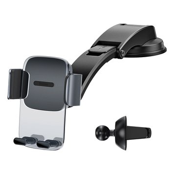 Автоутримувач для телефону Baseus Easy Control Clamp Car Mount Holder A Set Чорний