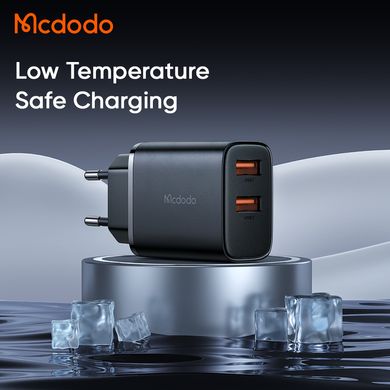 Зарядное устройство на 2 порта Mcdodo 12W 2A Charger + кабель Lightning 1m CH-5071 Black