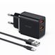 Зарядное устройство на 2 порта Mcdodo 12W 2A Charger + кабель Lightning 1m CH-5071 Black