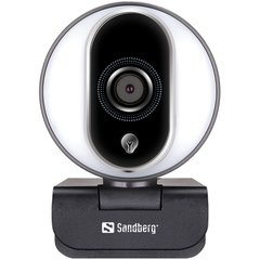Вебкамера Sandberg Streamer Webcam Pro Full HD Autofocus Ring Light