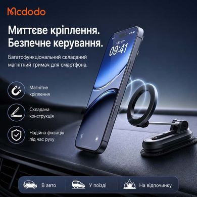 Автомобільний магнітний тримач для телефону Mcdodo магніт