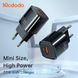 Зарядное устройство на 2 порта Mcdodo Nano Series 33W PD+QC Dual Port Charger CH-0151 Black