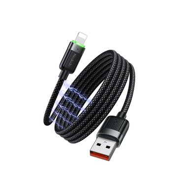 Кабель быстрой зарядки с магнитной функцией Mcdodo USB-A to Lightning 3A Magnetic Self-Winding Data Cable 1.2m CA-6000