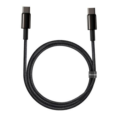 Kabel szybkiego ładowania Baseus Type-C do Type-C 100W 1m Czarny