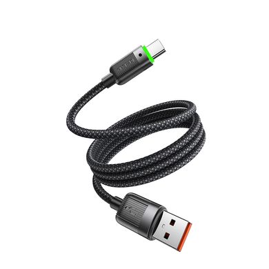 Кабель быстрой зарядки с магнитной функцией Mcdodo USB-A to USB-C 6A  Magnetic Self-Winding Data Cable 1.2m CA-5650