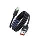 Кабель швидкого заряджання з магнітною функцією Mcdodo USB-A to USB-C 6A Magnetic Self-Winding Data Cable 1.2m CA-5650