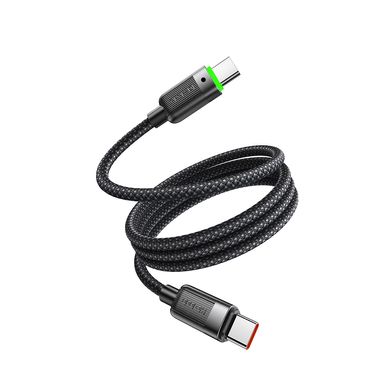 Кабель быстрой зарядки с магнитной функцией Mcdodo USB-C to USB-C 60W Magnetic Self-Winding Data Cable 1.2m CA-2000