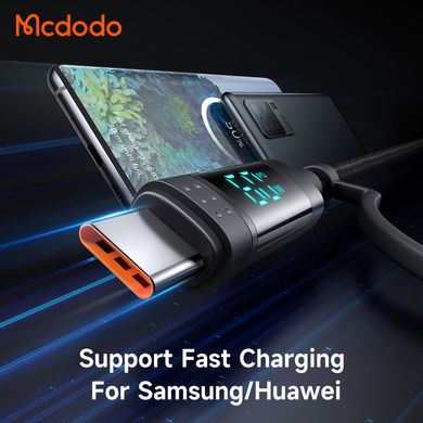 Багатофункціональний нейлоновий кабель 4-в-1 Mcdodo 60W USB-C/USB-A на USB-C/Lightning Travel Cable 1.2m CA-1990