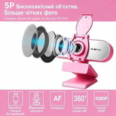 Вебкамера M5C 4K Ultra HD якісне зображення