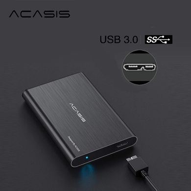 Ультратонкий портативний зовнішній жорсткий диск ACASIS 1TB USB 3.0