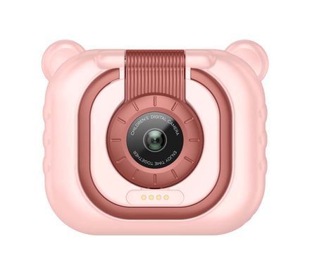 Дитяча камера для фото та відео з поворотною лінзою Pink