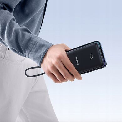 павербанк 10000 Baseus 10000mAh 22.5W Чорний