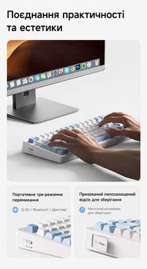 Бездротова механічна клавіатура MCHOSE G75 V2 перемикання