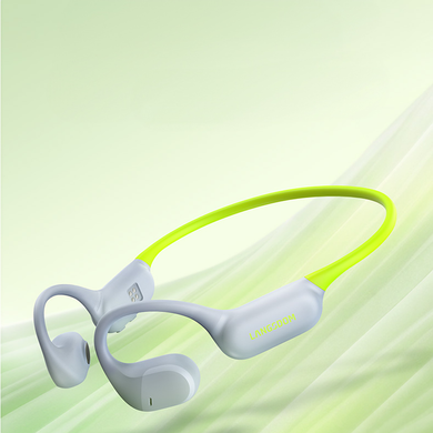 Навушники для бігу Langsdom AirWave Pro (BE19) із вбудованою пам'яттю 32Gb Green-Grey