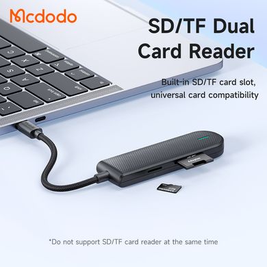 USB-хаб Mcdodo Type-C на 5 портов для Mac iPad OS Windows Android HU-1430