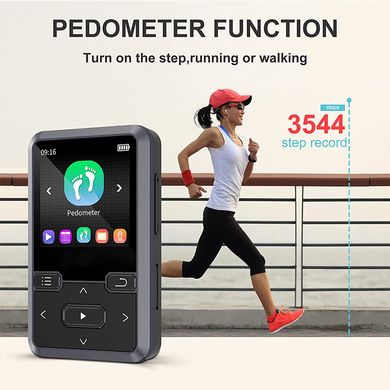 MP3 плеер A3 Bluetooth Hi-Fi 32Gb с клипсой, FM радио и диктофоном