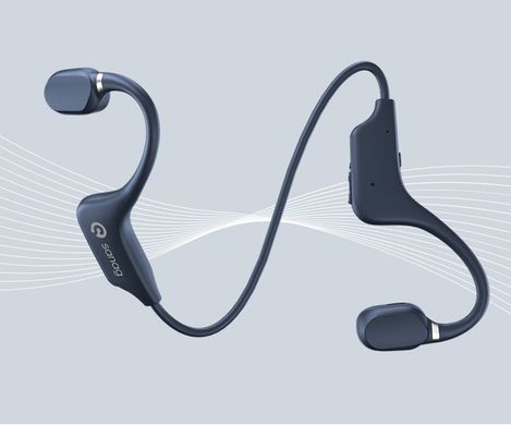 Бездротові навушники з кістковою провідністю Sanag A5S Сірі
