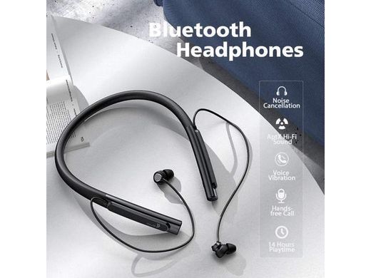 Навушники Bluetooth Iqua G40 з мікрофоном та активним шумопоглинанням з технологією ANC