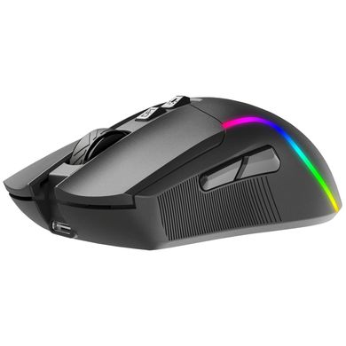 Мышка XTRIKE ME GM-313, игровая 7200dpi., 7кн., RGB, черная