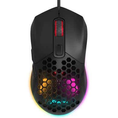 Мишка XTRIKE ME GM-316, ігрова 7200dpi., 7кн., 13 режимів RGB, 2 панелі, чорна