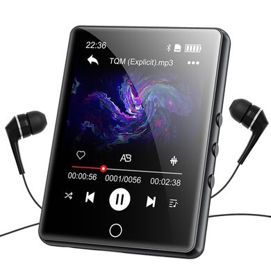 MP3 плеер A6 Bluetooth Hi-Fi 32Gb с полным сенсорным экраном, FM радио и диктофоном