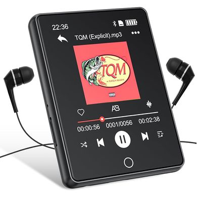 MP3 плеер A6 Bluetooth Hi-Fi 32Gb с полным сенсорным экраном, FM радио и диктофоном