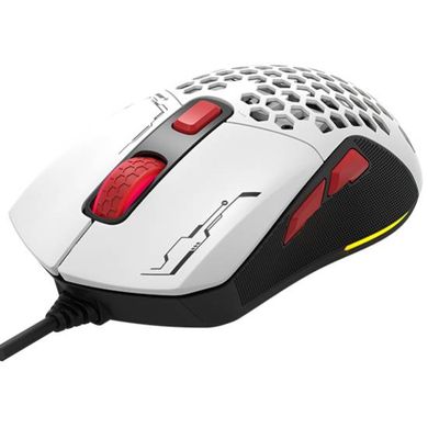 Мишка XTRIKE ME GM-316W, ігрова 7200dpi., 7кн., 13 режимів RGB, 2 панелі, біла