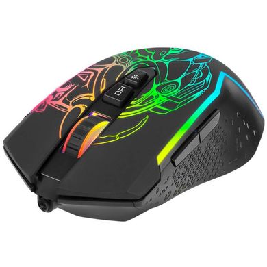 Мышка XTRIKE ME GM-327, игровая 8000dpi., 7кн., RGB, программирование, черная