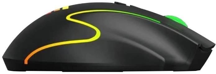 Мишка XTRIKE ME GM-518, ігрова 12800dpi., 9кн., RGB, високий профіль, чорна