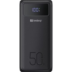 Універсальна Мобільна Батарея Sandberg PD 50000 mAh 130W PD, 3хUSB 3xType-C LED 2W