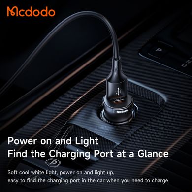 Автомобільний зарядний пристрій Mcdodo 33W 3A Car Fast Charger із двома портами USB-A/Type-C CC-2320