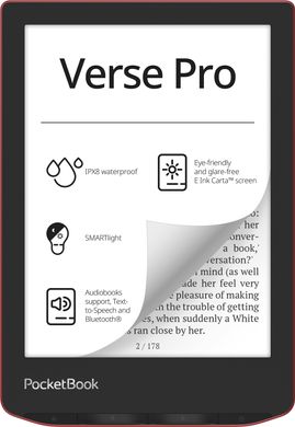 Электронная книжка PocketBook Verse Pro (PB634) Passion Red