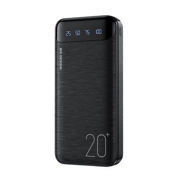 Акумулятор портативний Wekome 20000mAh Power Bank Black