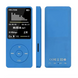 MP3 плеєр 01B 32Gb з РК-дисплеєм, вбудованим динаміком, FM радіо та диктофоном Blue