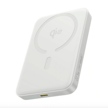 Магнитный павербанк Baseus EnerFill FM12 Qi2 10000mAh 22.5W, беспроводная зарядка 15W, MagSafe, USB-C, White