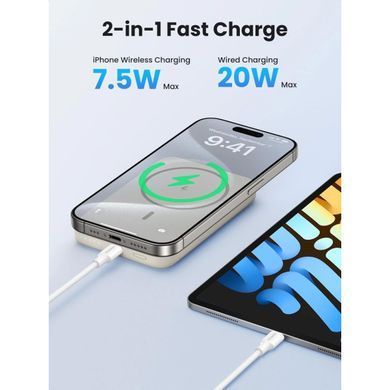 Повербанк UGREEN 10000 mAh 20W швидкість зарядки