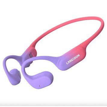 Навушники для бігу Langsdom AirWave Pro (BE19) Рожево-Фіолетові