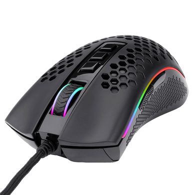 Мышка Redragon Storm M808 RGB Optical, игровая, 12400dpi., 7кн., Ultralight черная