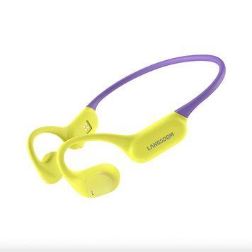 Навушники для бігу Langsdom AirWave Pro (BE19) Жовто-Фіолетові