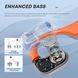 Бездротові спортивні навушники Langsdom Opetec Race 4 із спрямованим звуком Orange